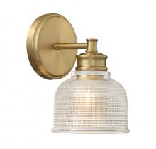 Savoy House Meridian M90093NB - 1-Light Wall Sconce in Natural Brass