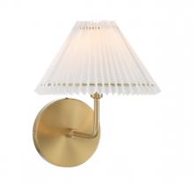 Savoy House Meridian M90105NB - 1-Light Wall Sconce in Natural Brass