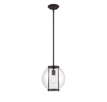 Savoy House Meridian M50045ORB - 1-Light Outdoor Hanging Lantern in Oil Rubbed Bronze