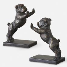 Uttermost 19643 - Uttermost Bulldogs Cast Iron Bookends, Set/2