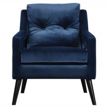 Uttermost 23318 - Uttermost O&#39;brien Blue Velvet Armchair