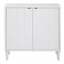 Uttermost 25105 - Uttermost Stockholm White 2 Door Cabinet