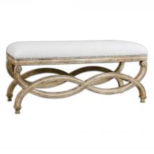 Uttermost 23075 - Uttermost Karline Natural Linen Bench