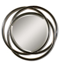 Uttermost 14522 B - Uttermost Odalis Entwined Circles Black Mirror