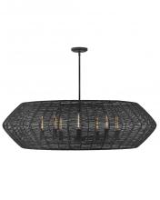 Hinkley 40386BLK - Extra Large Drum Chandelier