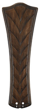 Fanimation B6060WA - 26&#34; CONCAVE RIBBED CARVED BLADE: WALNUT - SET OF 5