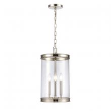ELK Home 69765/3 - Mendoza 10.25&#39;&#39; Wide 3-Light Pendant - Polished Nickel