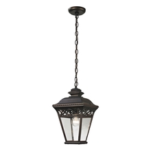 ELK Home 8511EH/70 - Thomas - Mendham 9&#39;&#39; Wide 1-Light Outdoor Pendant - Hazelnut Bronze