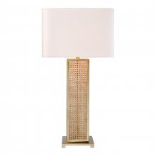 ELK Home H0019-11165-LED - Webb 36&#39;&#39; High 1-Light Table Lamp - Natural with Brass - Includes LED Bulb
