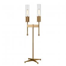 ELK Home H0019-9578 - Beaconsfield 32&#39;&#39; High 2-Light Desk Lamp - Aged Brass