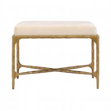 ELK Home H0805-10872 - Seville Short Bench - Brass with Bone Velvet