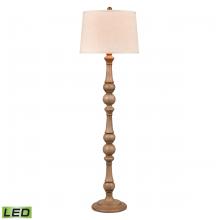 ELK Home S0019-8045-LED - Aspermont 63&#39;&#39; High 1-Light Floor Lamp - Washed Oak - Includes LED Bulb