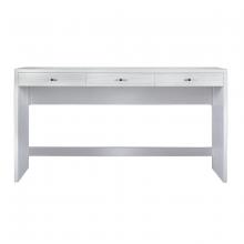 ELK Home S0075-9860 - Checkmate Waterfall Console Table - Checkmate White