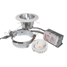 Cooper Lighting Solutions 62RMDW - 6&#34; RETROFIT LENS MED REF, SF, MATT WHITE