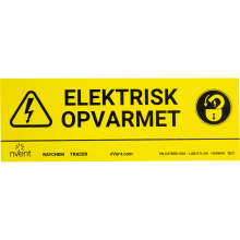 nVent C77203-000 - &#34;Electric Traced&#34; Label