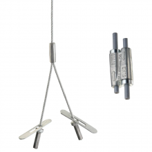 nVent SLK15Y300L3 - Wire Rope Hanger Kit,Y-Toggle, 1.5mmx3m