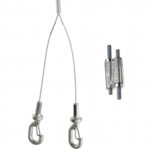 nVent SLK2YH500L2 - Wire Rope Hanger Kit, Y-Hook, 2 mm x 2m