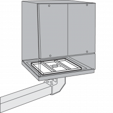 nVent PTS66 - Support Bracket, Sloped Top