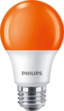 Signify Lamps 580431 - 8A19/LED/ORANGE/P/ND 120V 4/1FB